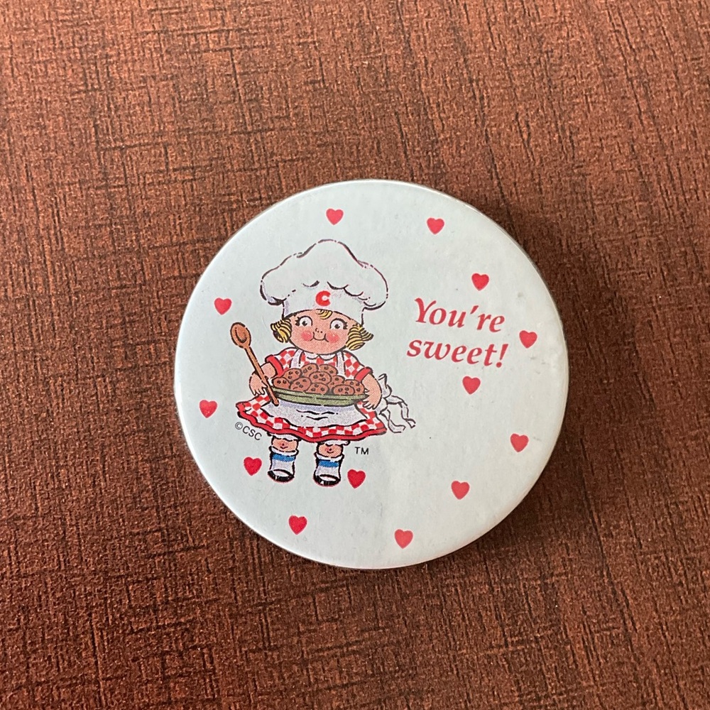 Campbell kids Cute Chef Button / pin